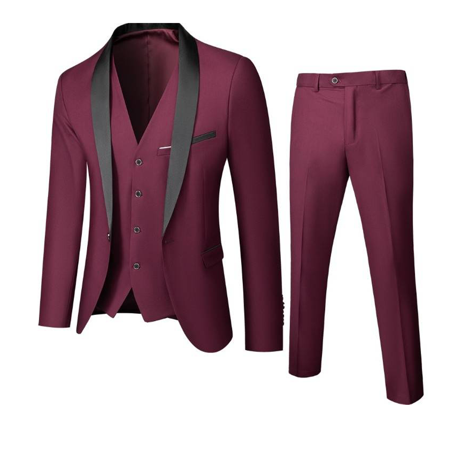 MEN/ WOMEN SUIT COMPLETE 3PCS (colored)