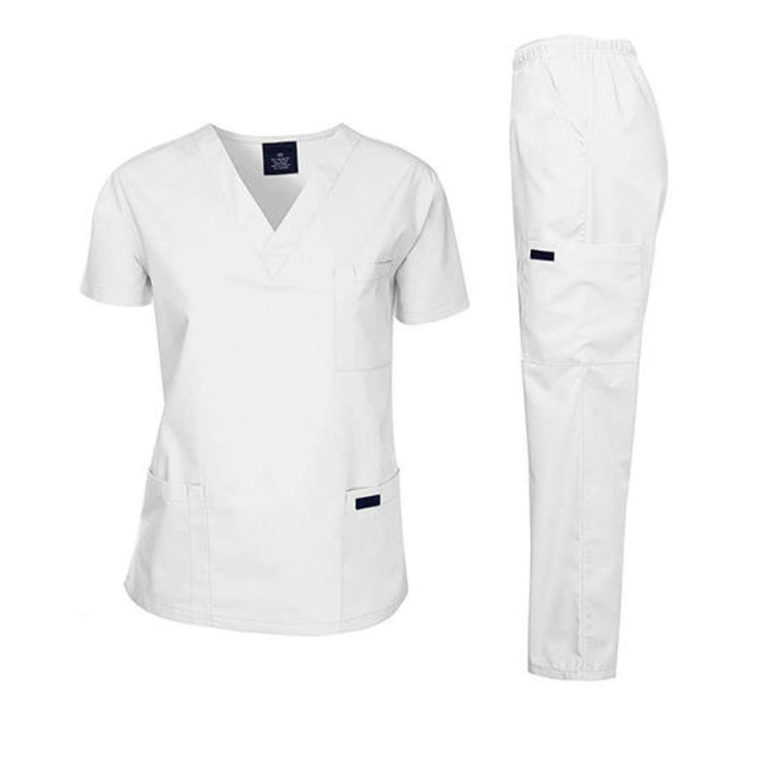 NURSE SCRUB (WHITE)