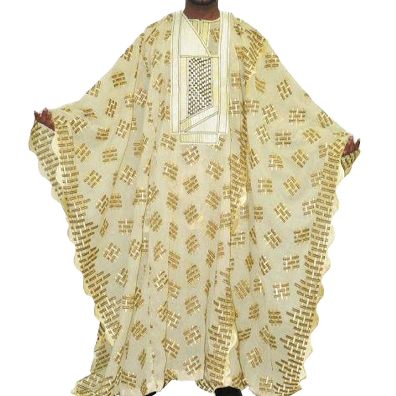 AGBADA COMPLETE-SPECIAL (WHITE)